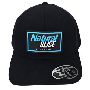 Bogey Bros Natural Slice Trucker Hat Golf Cap Black Flexfit 110 Snapback OSFA